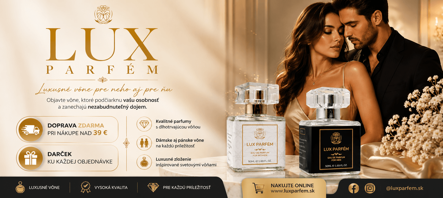 LUX PARFÉM – Luxusné vône pre neho aj pre ňu