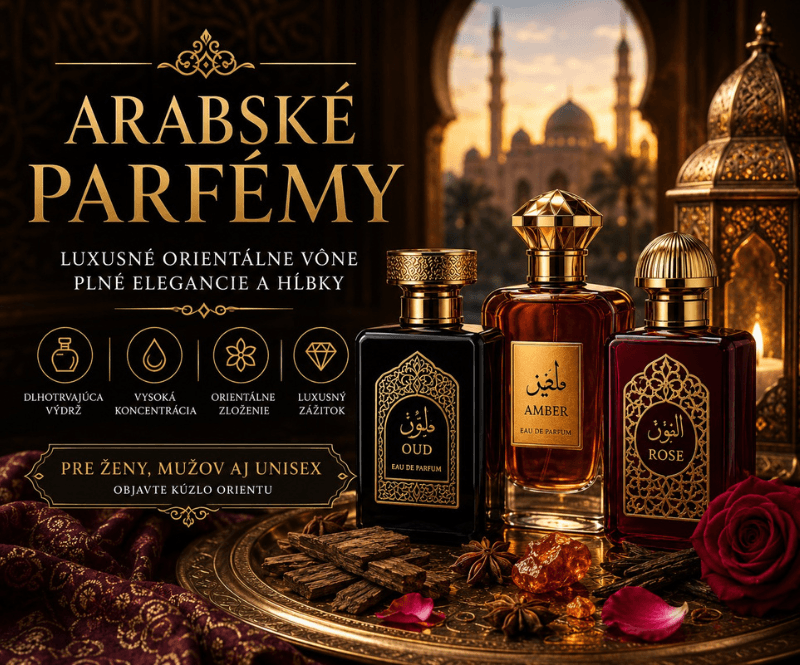Arabské Parfémy | Luxusné Orientálne Vône pre Ženy aj Mužov
