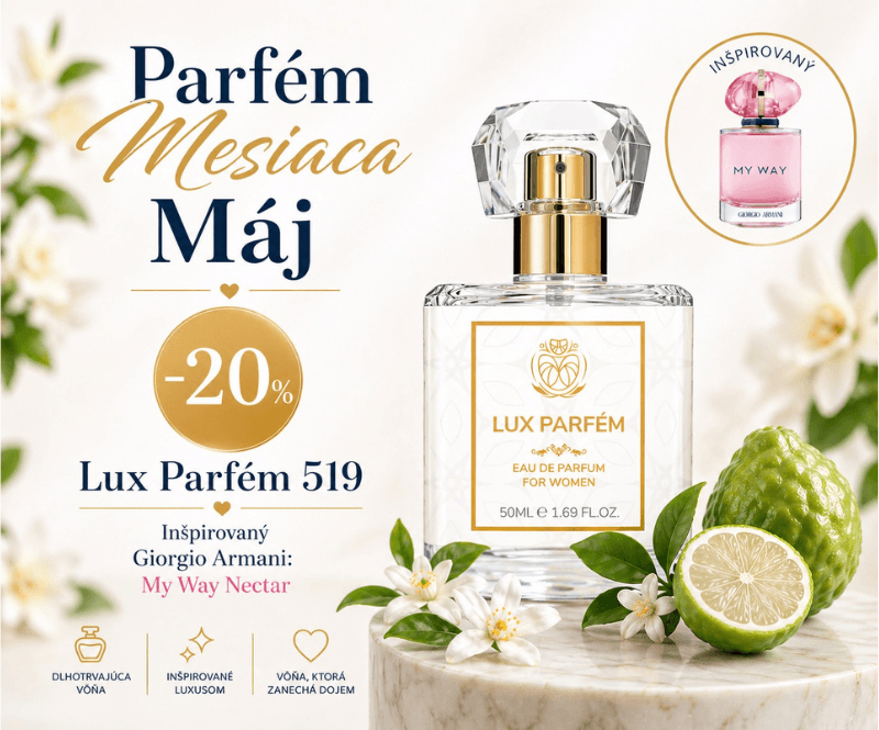 Parfém Mesiaca Máj Lux Parfém 519 – Inšpirovaný Giorgio Armani: My Way Nectar