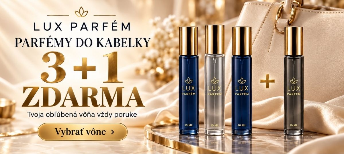 3+1 AKCIA NA PARFÉMY DO KABELKY I Lux Parfém