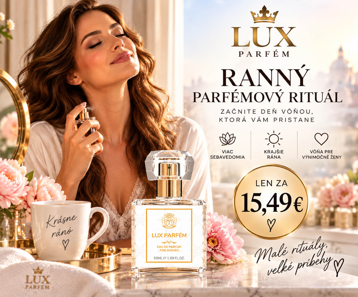 Ranný parfumový rituál, ktorý si zamilujete za 15,49 eur / luxparfem.sk