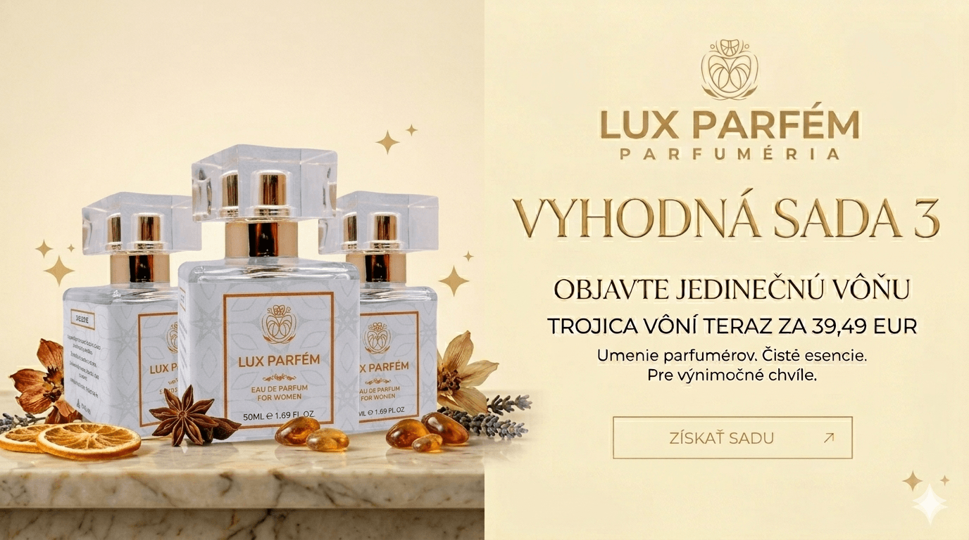 OBJAVTE JEDINEČNÚ VÔŇU. TROJICA VÔNÍ TERAZ ZA VÝHODNÚ CENU 39,49 EUR.