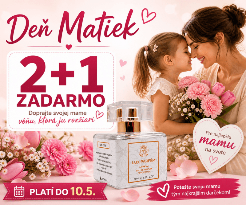 Den Matiek Vyberte si 3 parfémy a 1 máte úplně zdarma! Lux Parfém