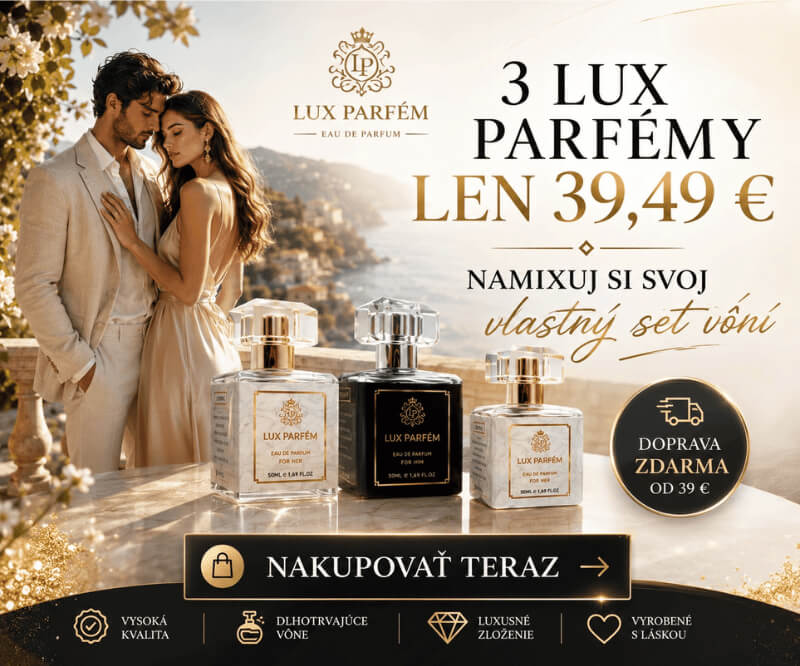 OBJAVTE JEDINEČNÚ VÔŇU. TROJICA VÔNÍ TERAZ ZA VÝHODNÚ CENU 39,49 EUR.