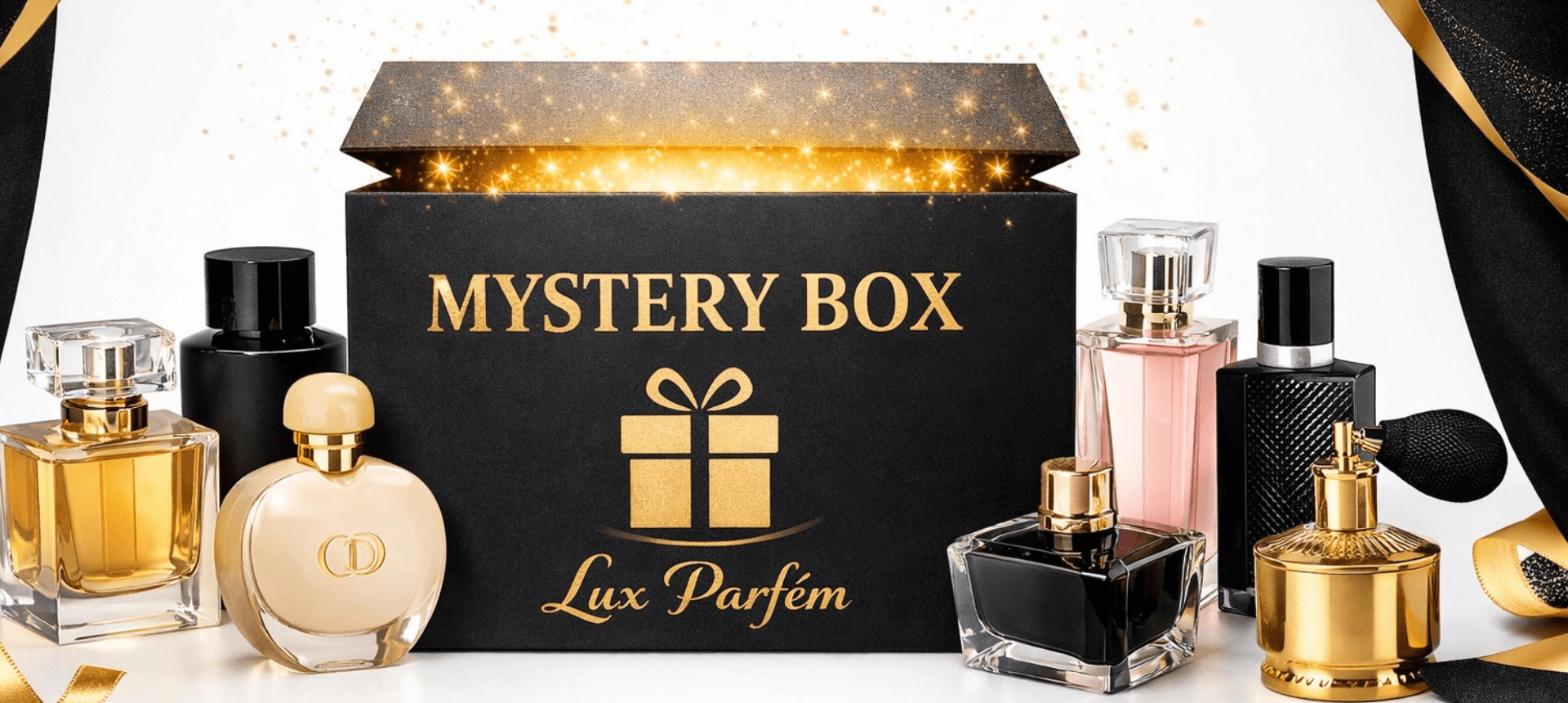 Mystery Box parfémy 🎁 | Hodnota až 80 € | Lux Parfém