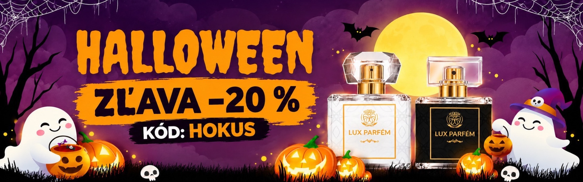 HOKUS POKUS! Halloween v LUX PARFÉM prináša voňavé prekvapenie.