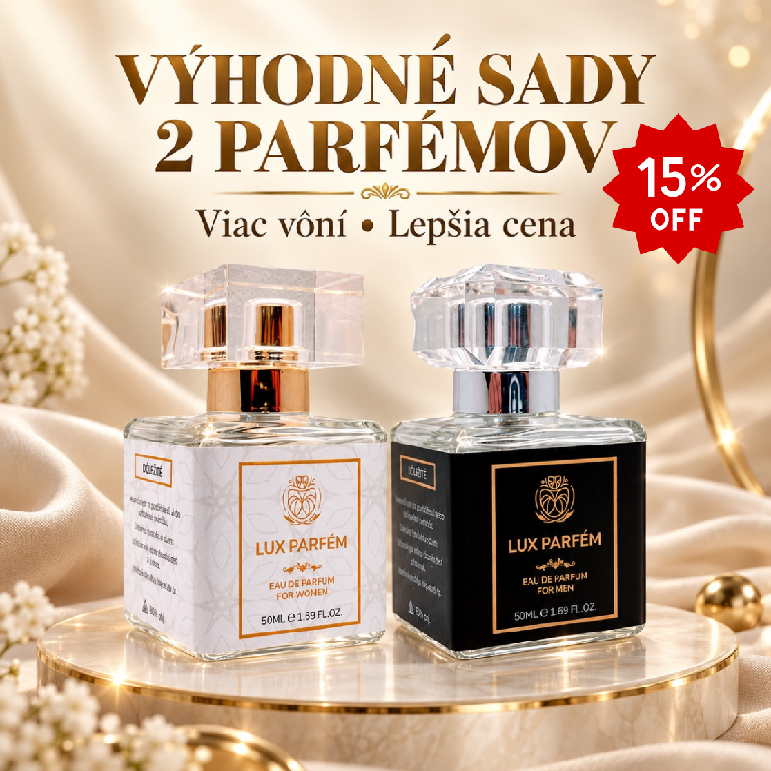 Výhodná sada: 2× Lux Parfém (vlastný výber) Objem: 100 ml