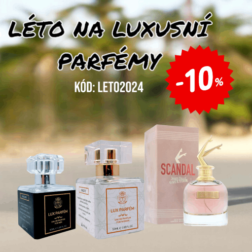 LÉTO NA LUXUSNÍ PARFÉMY -10%