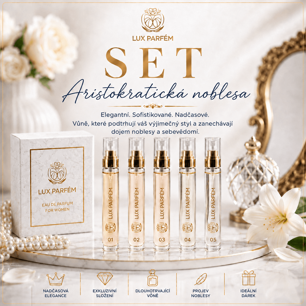 8 tematickým sad vzorků luxparfum.cz