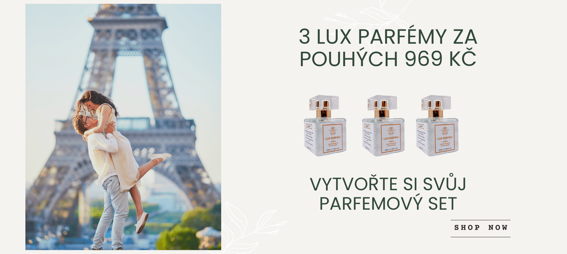 Vyber si 3 vůně podle svého vkusu