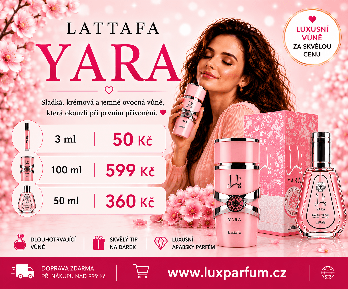 Lattafa Yara – Arabský parfém, který si získal srdce žen po celém světě
