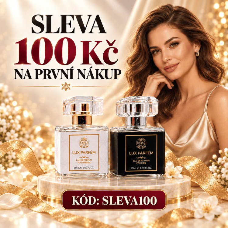 Sleva na 1 nákup 100 Kč Kód: SLEVA100 / luxparfum.cz
