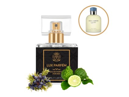 298 LUX PARFUM Inspirováno  DOLCE & GABBANA - LIGHT BLUE POUR HOMME (Objem 3 ml)