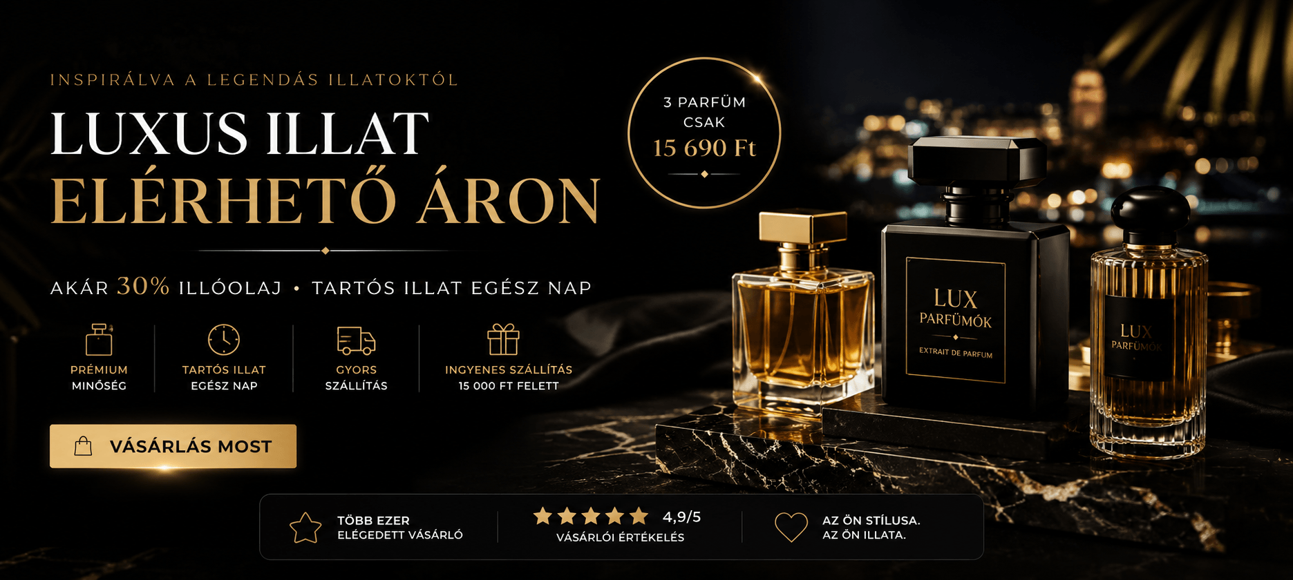 LUXUS ILLAT ELÉRHETŐ ÁRON Lux Parfumok
