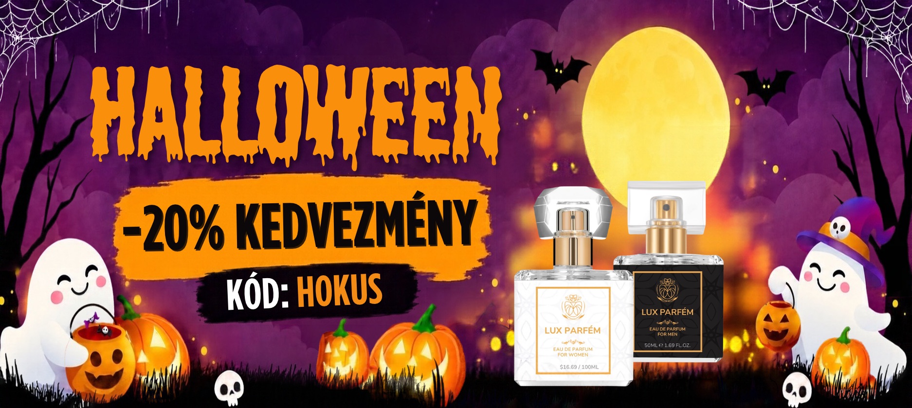 HÓKUSZPÓKUSZ! A Halloween illatos meglepetést hoz a LUX PARFUMOK-nál!