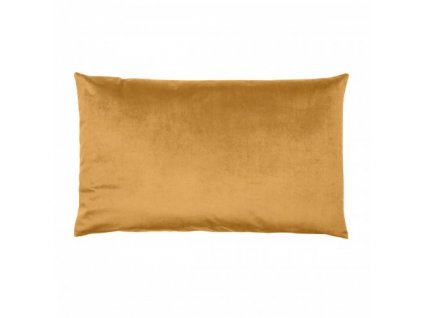 Dekorační polštář zlatá barva 40 x 65 cm