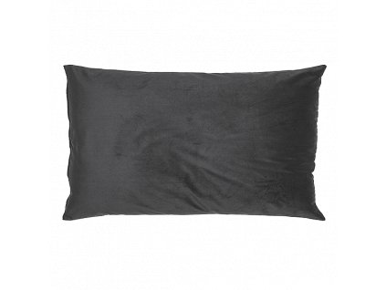 Dekorační polštář tmavě šedá barva 40 x 65 cm