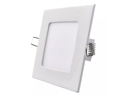LED zápustný panel, čtverec, 6W, 120 mm