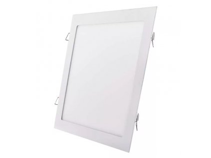LED zápustný panel, 24 W, barva teplá bílá, čtverec