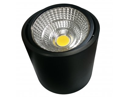 LED stropní svítidlo, 20W, černá barva