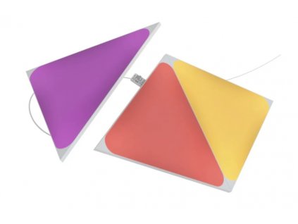 Nanoleaf Shapes Triangles v barvě oranžová, fialová, žlutá