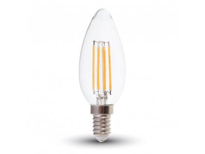 LED žárovka filament E14 6W