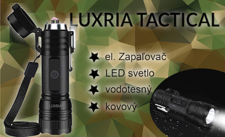 Luxria Tactical Lighter - Plazmový zapaľovač čierny