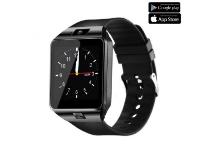 Luxria Smarty DZ09 - Čierne inteligentné hodinky