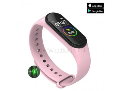 Luxria SportBand M4 - Ružový inteligentný náramok