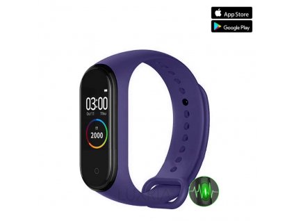 Luxria SportBand M4 - Fialový inteligentný náramok