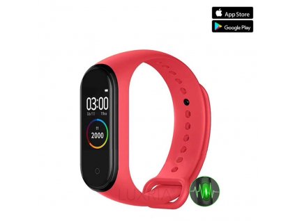 Luxria SportBand M4 - Červený inteligentný náramok