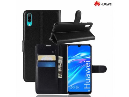 Luxria Wallet Book Huawei - Otváracie púzdro s priehradkami čierne