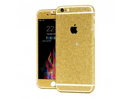 Roybens Glitter iPhone Wrap - Gold 1