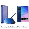 Otvaracie Puzdro Luxria Roybens Clear View pre Samsung Modre Variant Samsung Galaxy S10 Lite