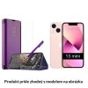 Otváracie Púzdro Roybens Clear View pre Apple iPhone fialove Variant iPhone 13 mini