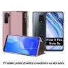 Otvaracie puzdro Luxria Smart Case pre Xiaomi, ruzove Variant Xiaomi Redmi Note 9 Pro, Note 9s