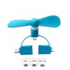 luxria minifan 3in1 ventilator pre smartphony modry