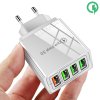 luxria quadcharge qc 3 0 sietovy adapter pre nabijanie 4 zariadeni sucasne 4x usb biela