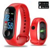 Luxria SmartWatch M3 Inteligentny naramok s meracom tepu, krokov a inych funkcii Cervena