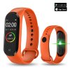 Luxria SmartWatch M3 Inteligentny naramok s meracom tepu, krokov a inych funkcii Oranzova