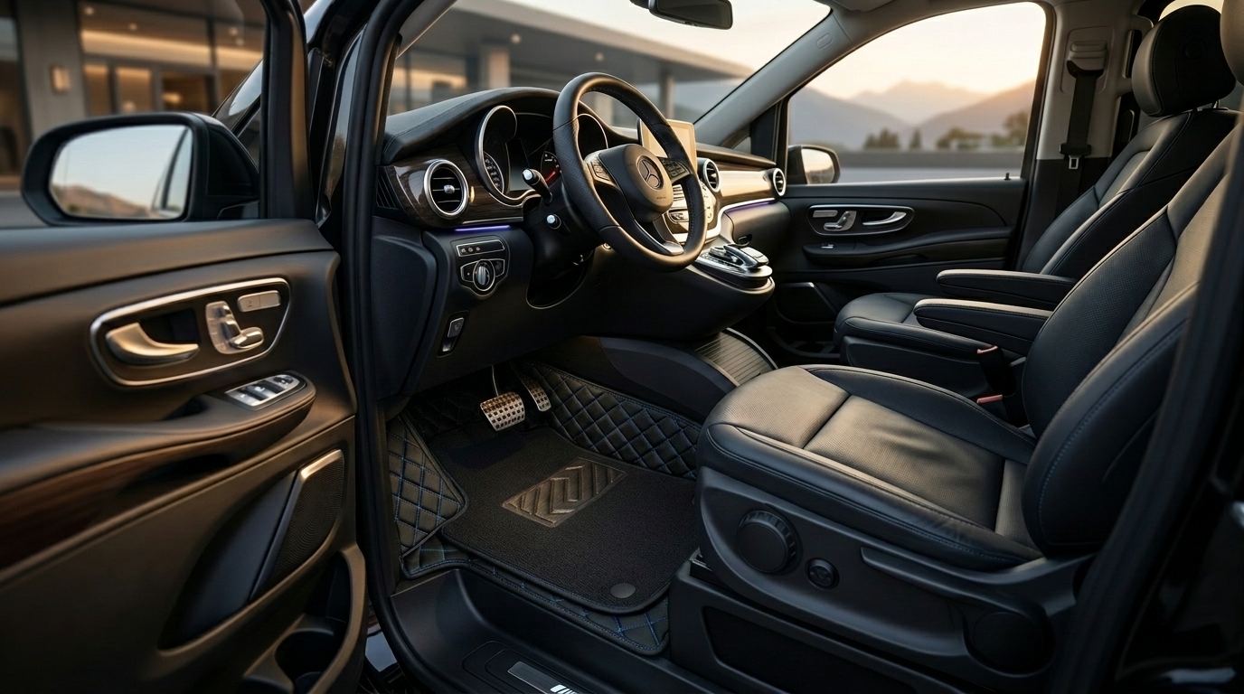 Mercedes-Benz Trieda V: ochrana veľkorysého interiéru