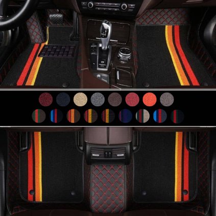 Dvojvrstvové luxusné autokoberce Dragonskin Elite 18 farebných variant