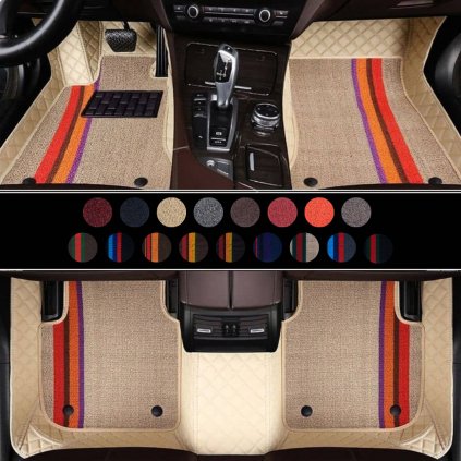 Dvojvrstvové luxusné autokoberce Dragonskin Elite 18 farebných variant