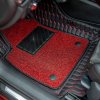luxusné autokoberce dragonskin elite HEXA LINE (Farba 2.vrstvy Komfort - Malinová, Farba 1.vrstvy Hexa: Černa kůže- červená)