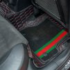 luxusné autokoberce dragonskin elite HEXA LINE (Farba 2.vrstvy Komfort - Malinová, Farba 1.vrstvy Hexa: Černa kůže- červená)