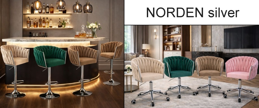 Židle NORDEN SILVER