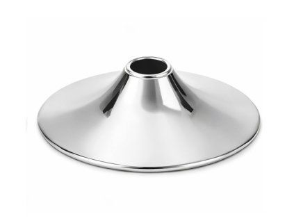 Kulatá chromová podstava k židlím