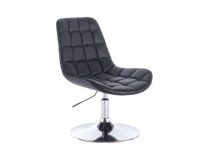 Židle PARIS na stříbrném talíři - černá