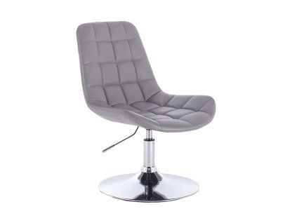 Židle PARIS na stříbrném talíři - šedá