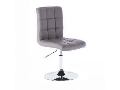 Židle TOLEDO na stříbrném talíři - šedá